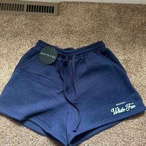 White Fox Navy Blue Shorts
